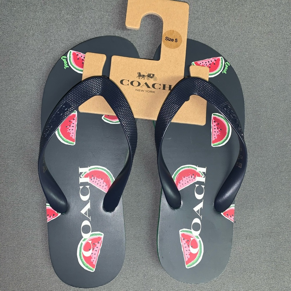 Coach sandals - watermelon